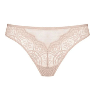 Mey Stunning Beige Lace Thong