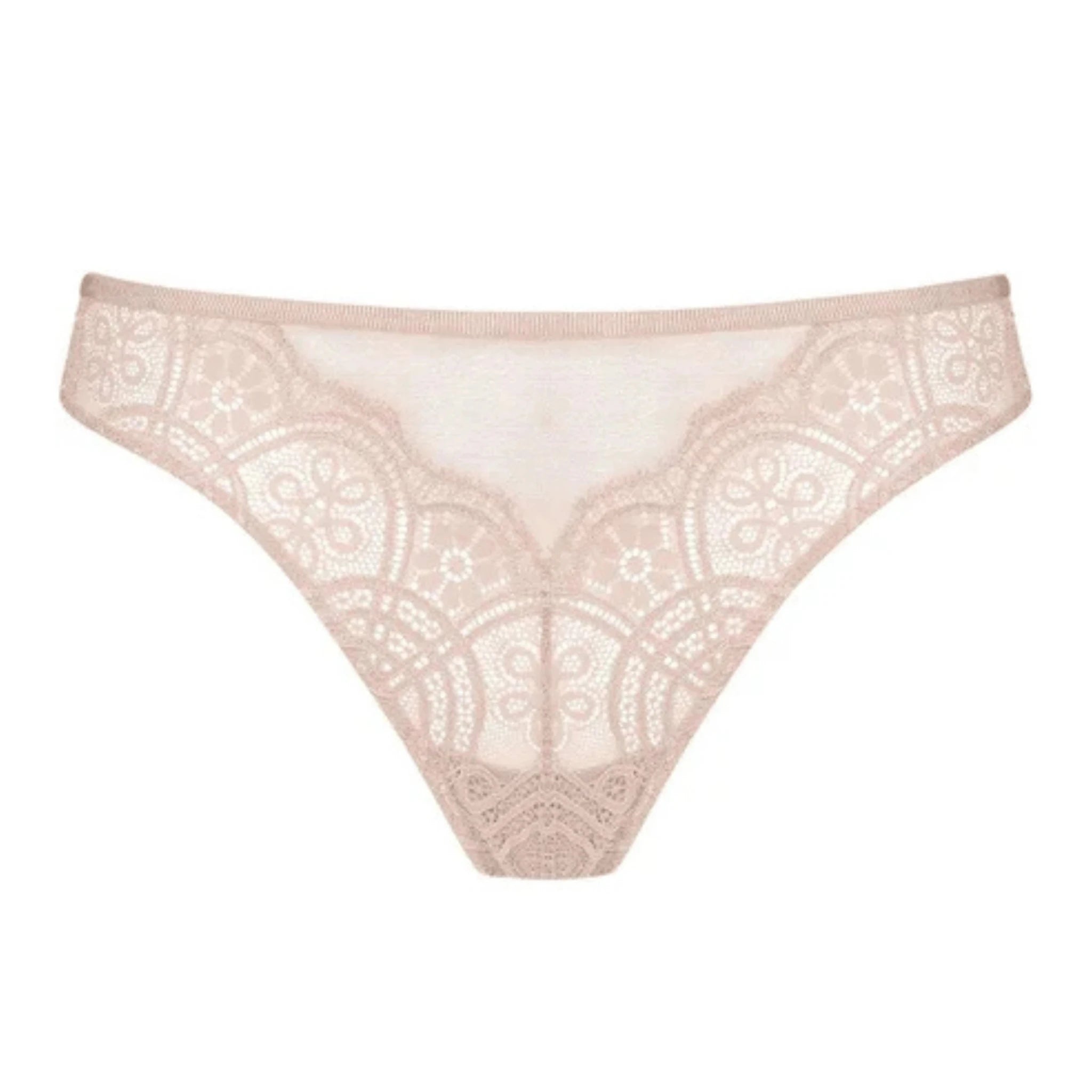Mey Stunning Beige Lace Thong