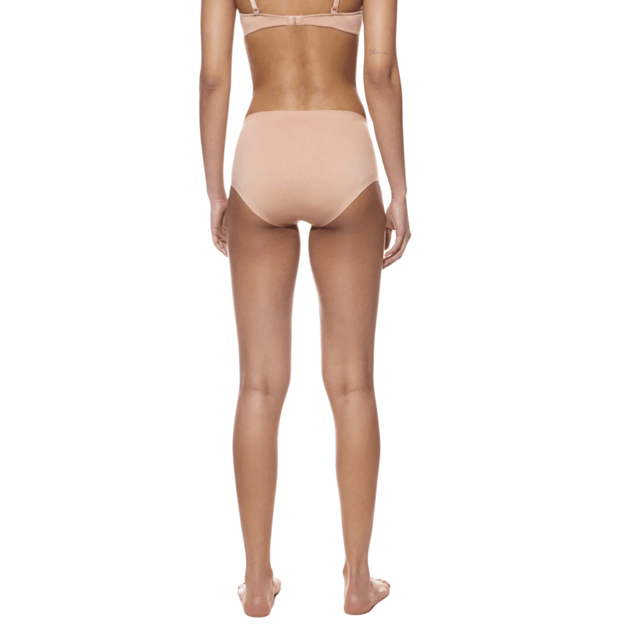 Mey Illusion Cream Tan High Waist Briefs Back