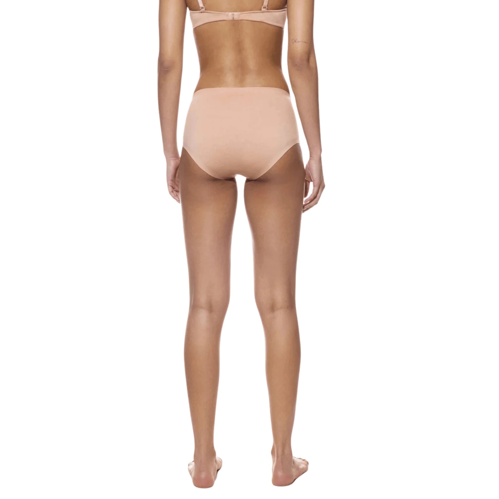 Mey Illusion Cream Tan High Waist Briefs Back