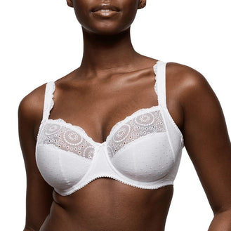 PrimaDonna Osino White Full Cup Bra Front