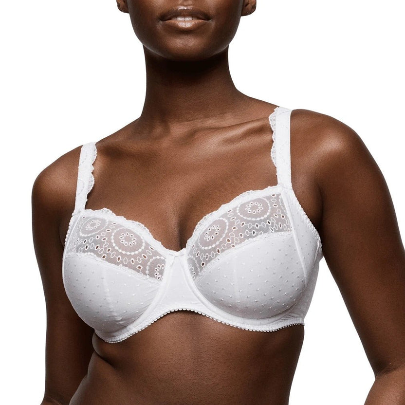 PrimaDonna Osino White Full Cup Bra Front