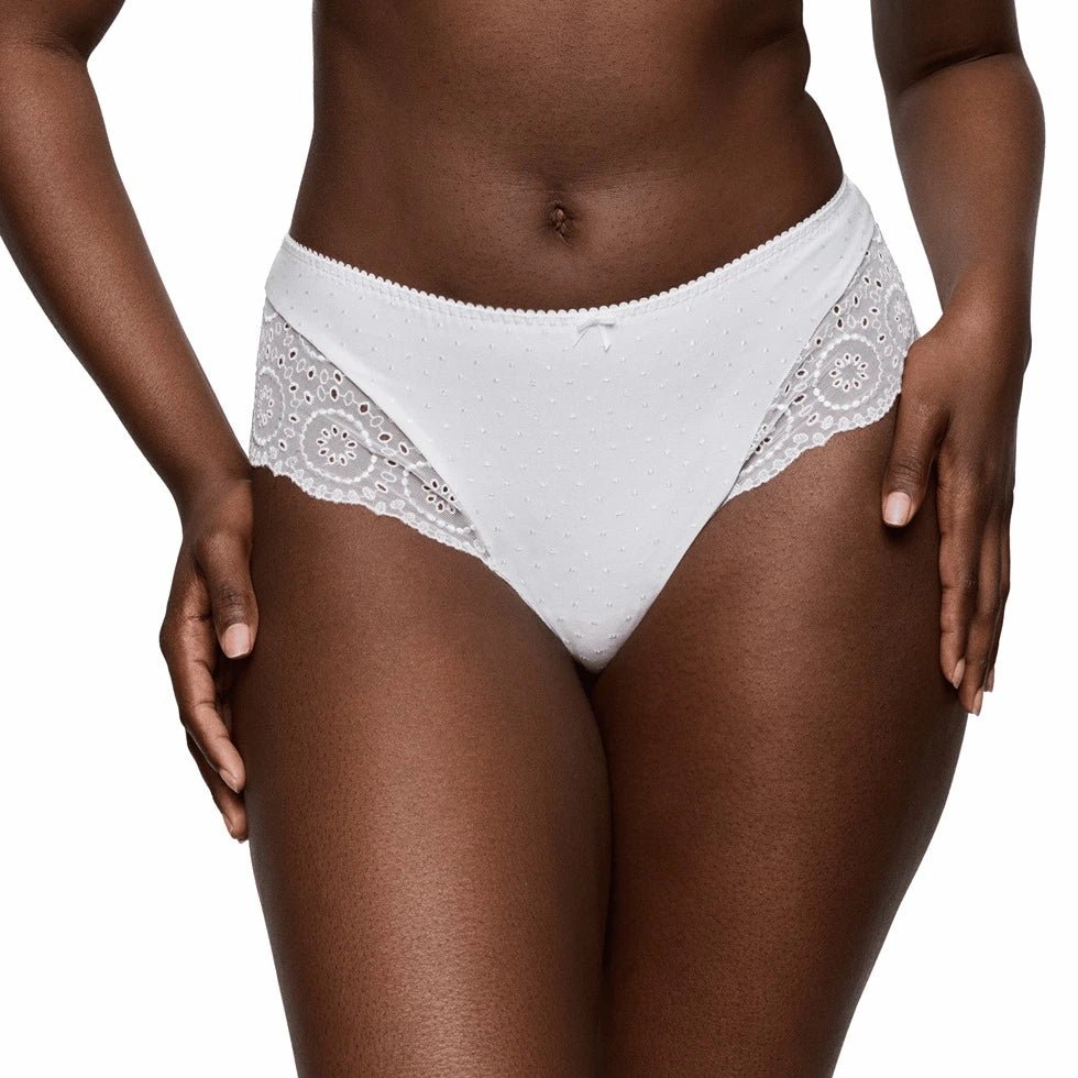PrimaDonna Osino White Luxury Thong Briefs Front
