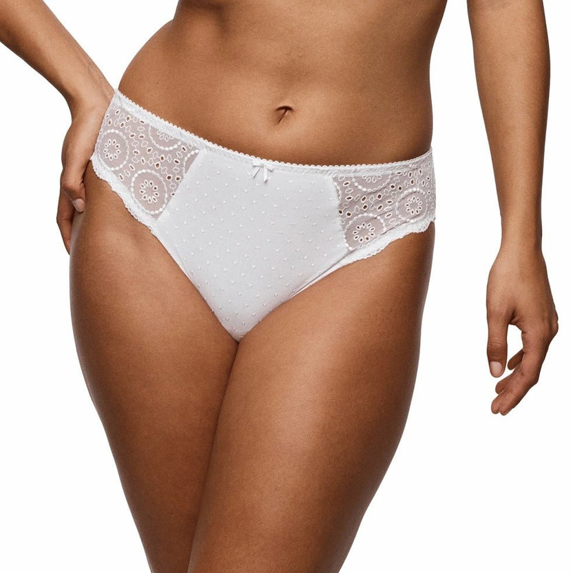 PrimaDonna Osino White Thong Briefs Front