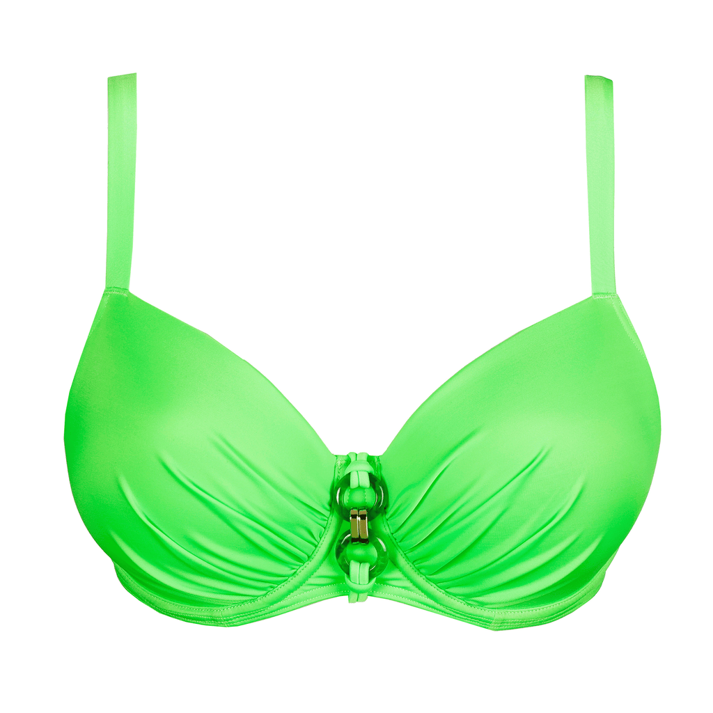 PrimaDonna Pilon Neon Lime Balcony Bikini Top