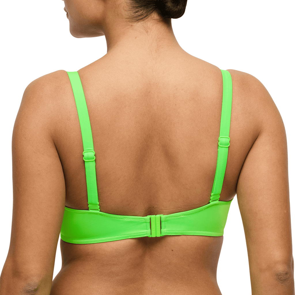 PrimaDonna Pilon Neon Lime Padded Bikini Top Back