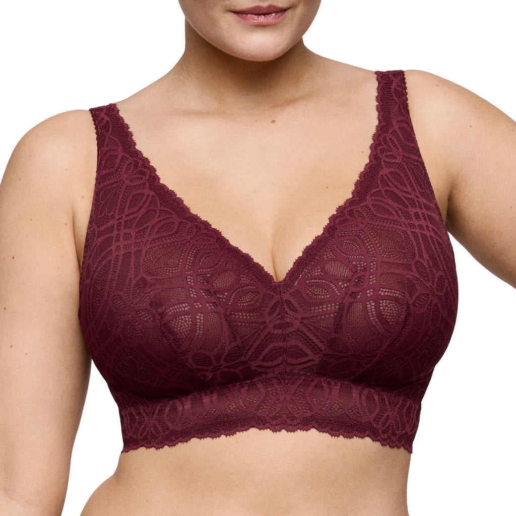 PrimaDonna Salerno  Evening Red Bralette Front