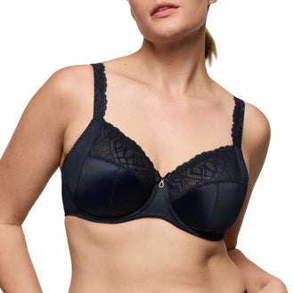 PrimaDonna Salerno Midnight Blue Full Cup Bra Front