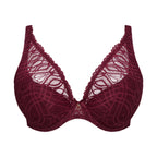 PrimaDonna Salerno Evening Red Half Padded Plunge Bra