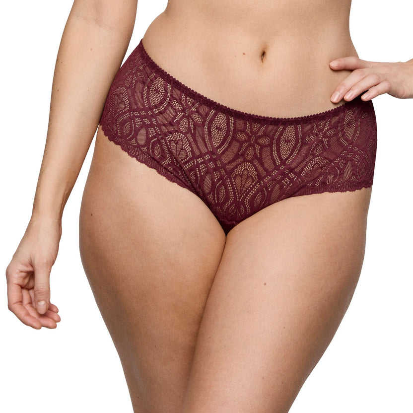 PrimaDonna Salerno Evening Red Luxury Thong Front