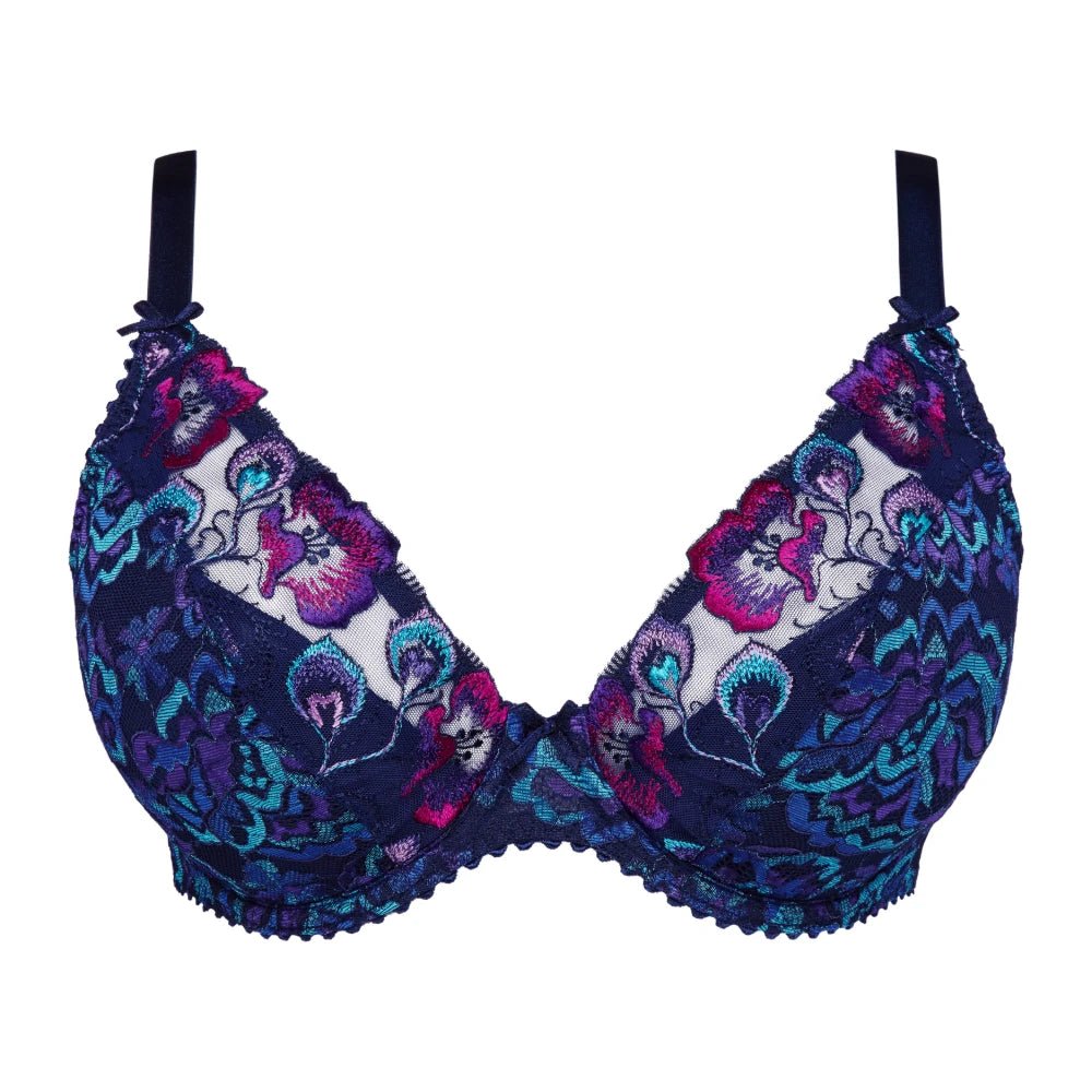 PrimaDonna San Angel Water Blue Half Padded Plunge Bra