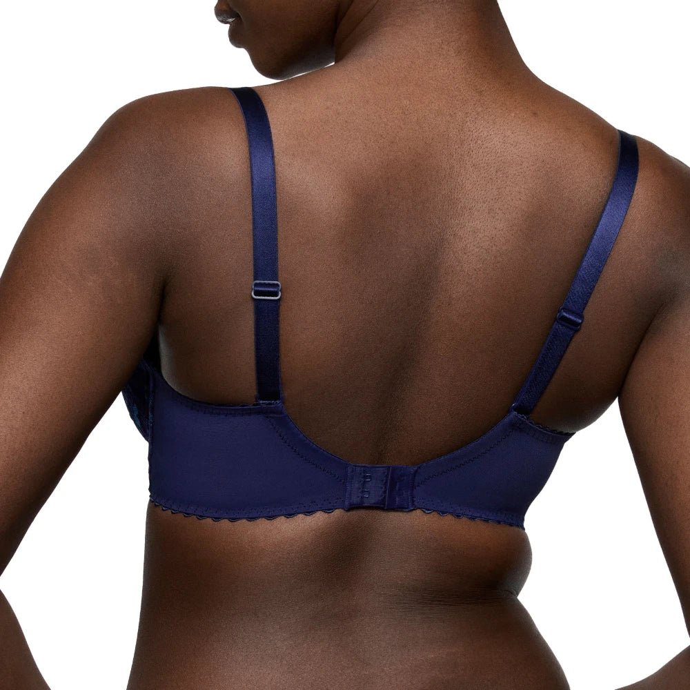PrimaDonna San Angel Water Blue Half Padded Plunge Bra Back