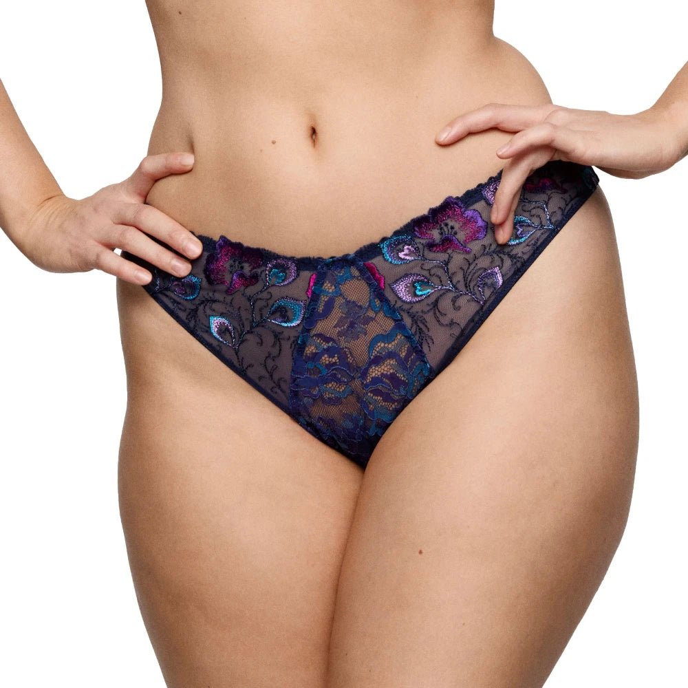 PrimaDonna San Angel Water Blue Thong Front