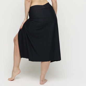 PrimaDonna Swim Uvita Black Beach Skirt Back