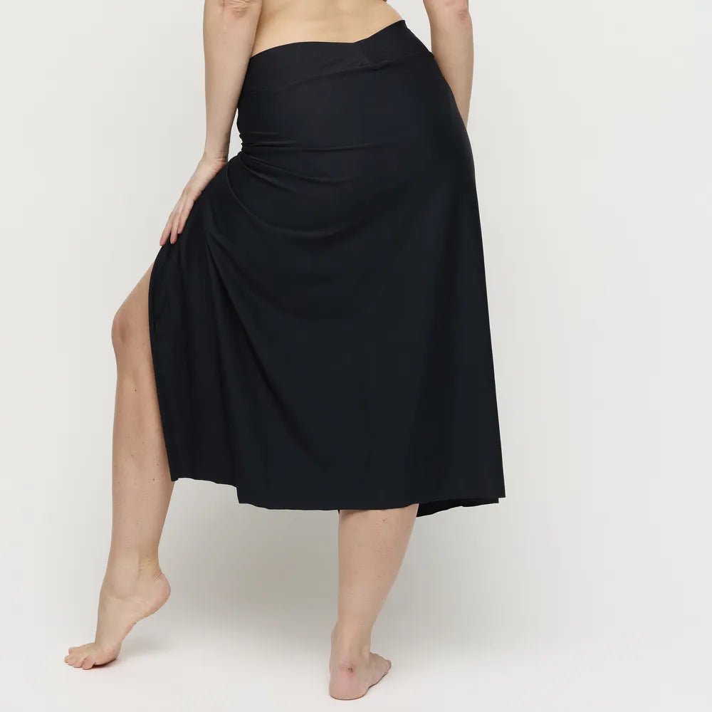 PrimaDonna Swim Uvita Black Beach Skirt Back