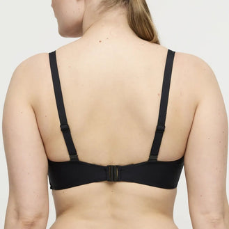 PrimaDonna Swim Uvita Black Bikini Top Back