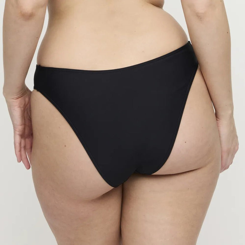 PrimaDonna Swim Uvita Black Brazilian Bikini Bottoms Back