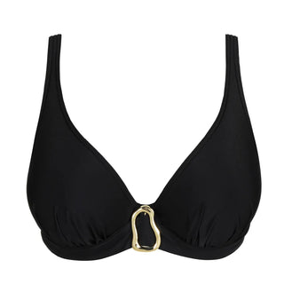 PrimaDonna Swim Uvita Black Plunge Bikini Top