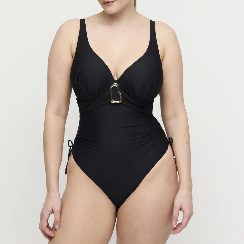 PrimaDonna Swim Uvita Black Swimsuit Front
