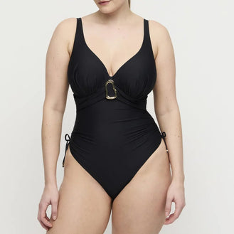 PrimaDonna Swim Uvita Black Swimsuit Front