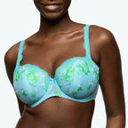 Prima Donna Cala Luna Ice Blue Balcony Bra Front