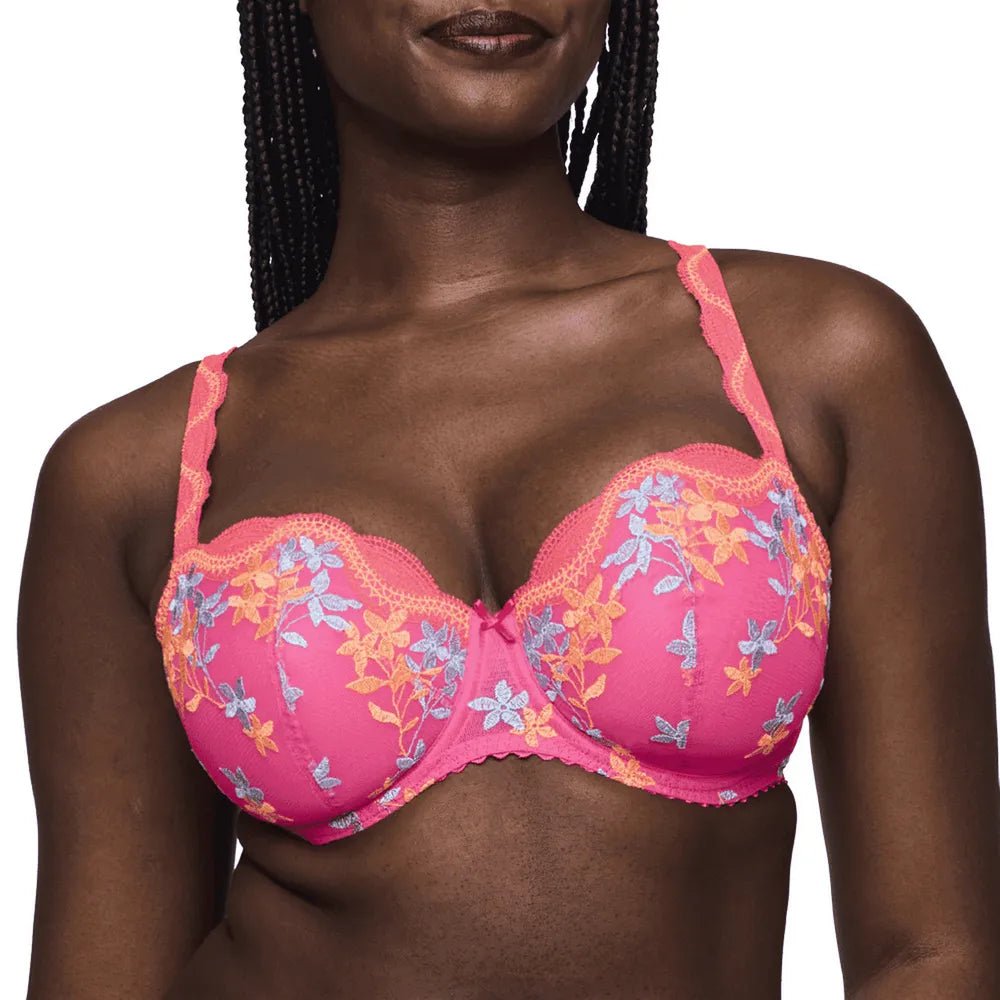 Prima Donna Cala Luna Pink Balcony Bra Front