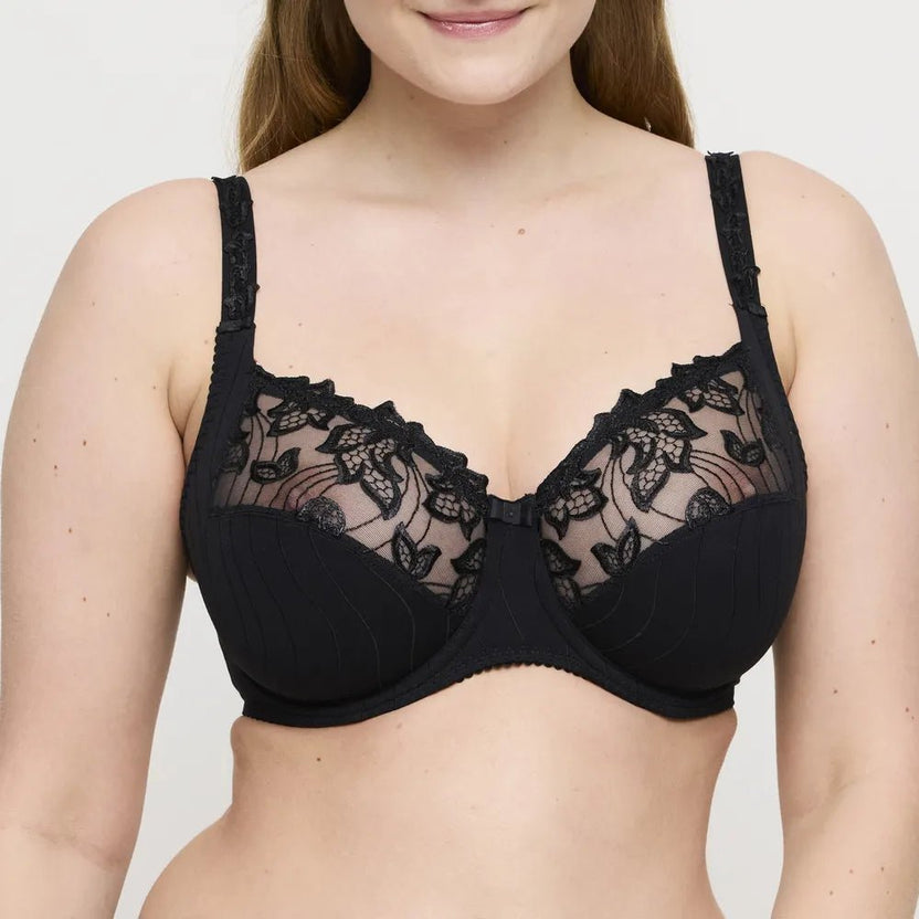PrimaDonna Deauville Black Full Cup Bra Front