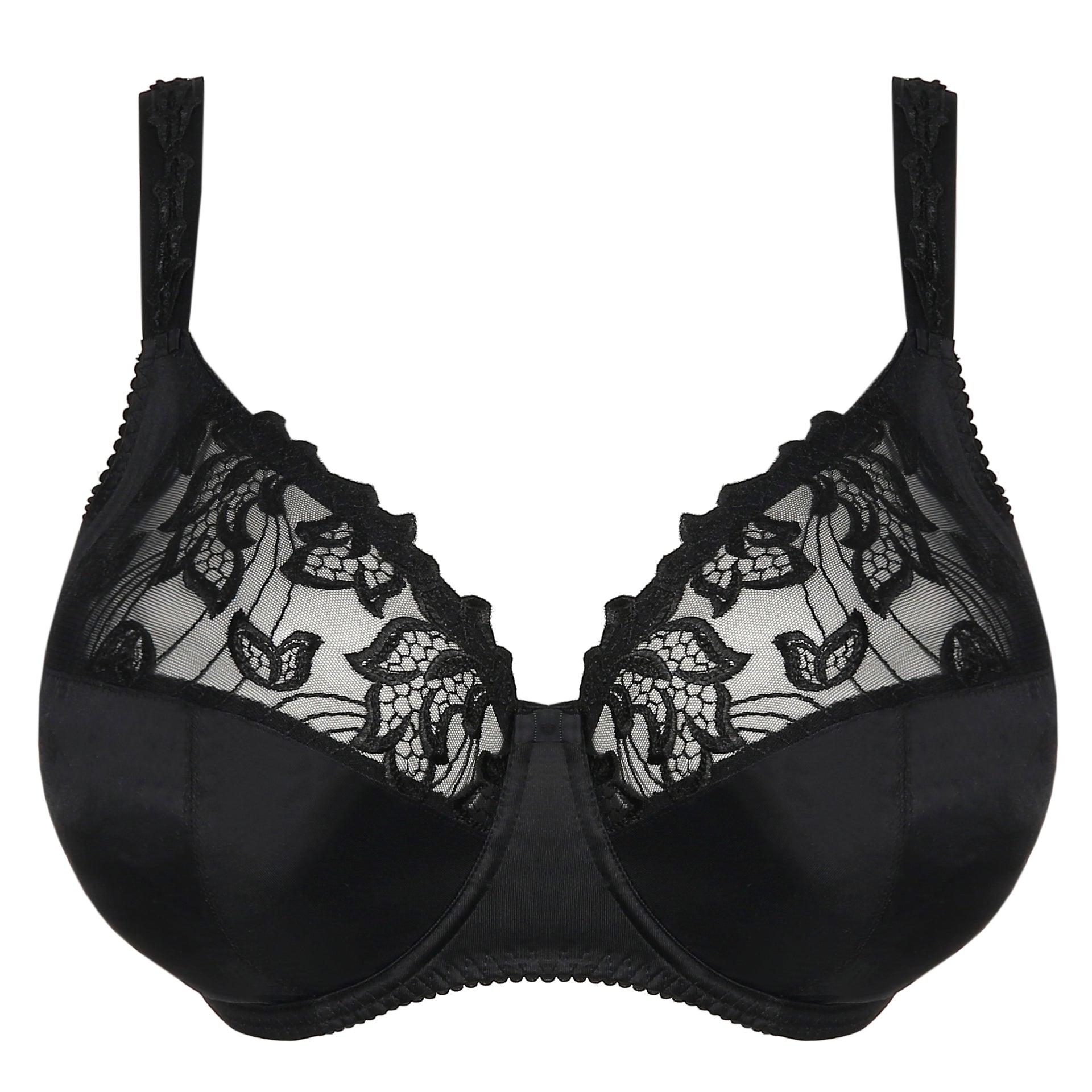 Prima Donna Deauville Black Full Cup Bra - I, J, K Cup