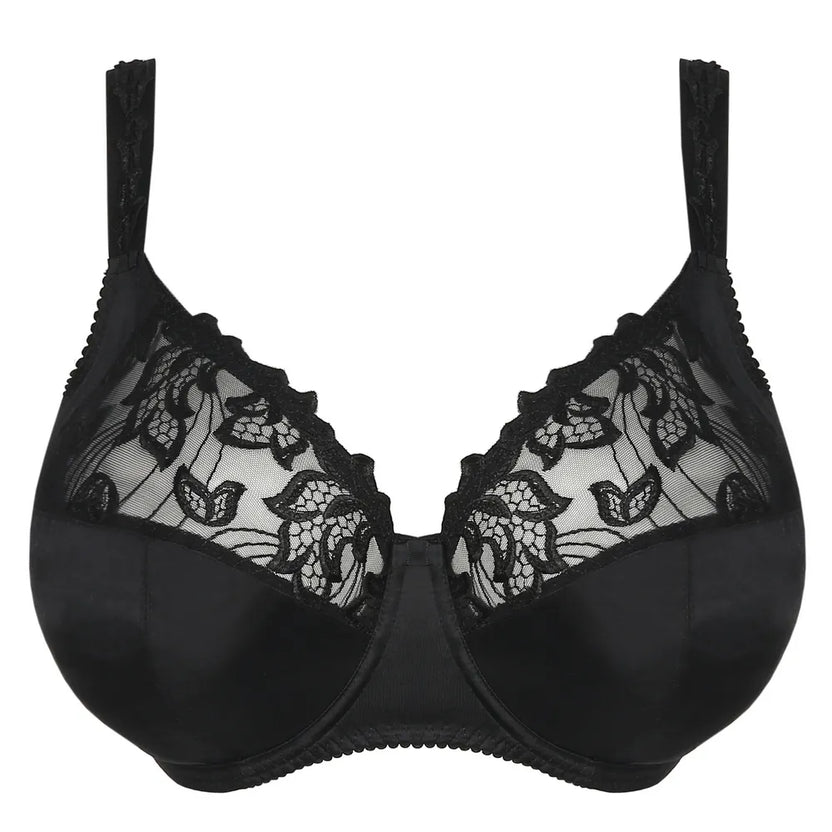 Prima Donna Deauville Black I,J,K Cup Bra