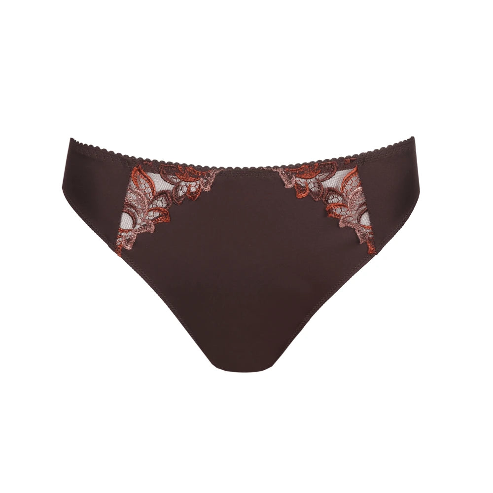 Prima Donna Deauville Brown Thong