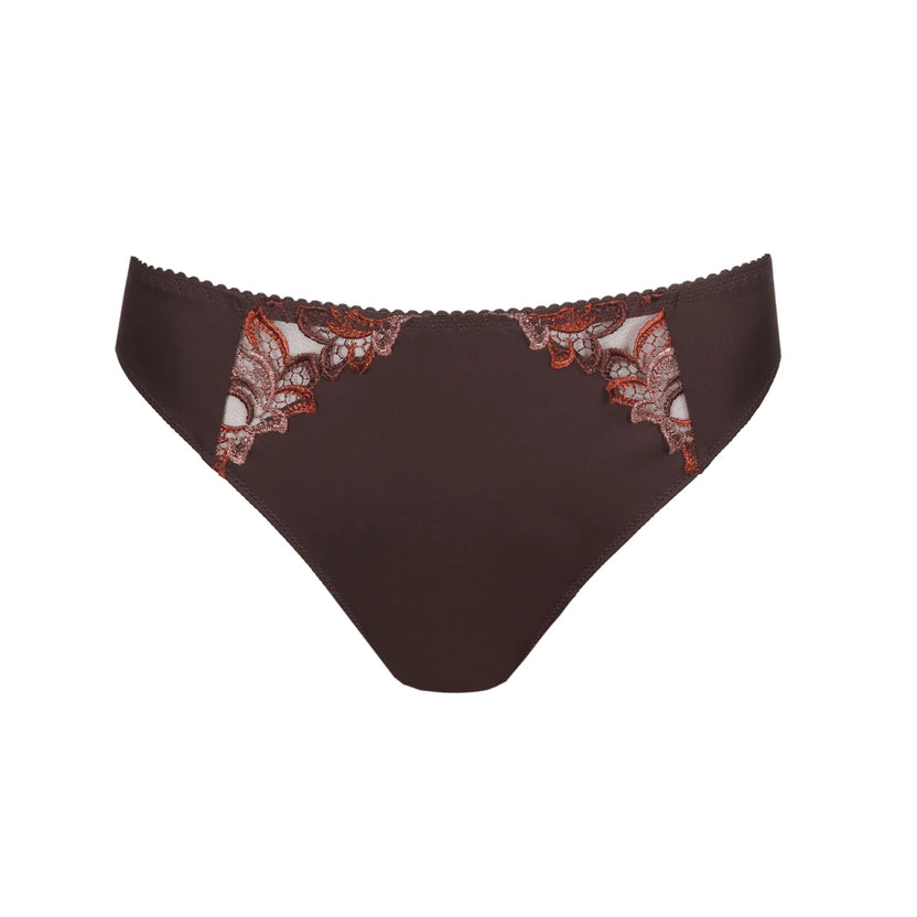 Prima Donna Deauville Brown Thong