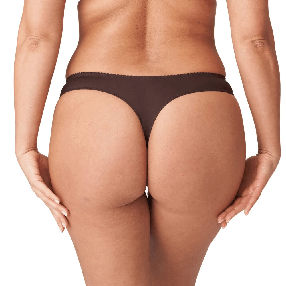 Prima Donna Deauville Brown Thong Back