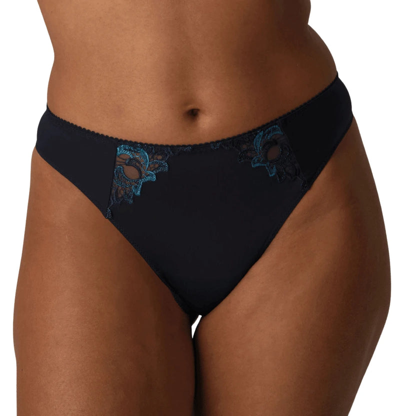 Prima Donna Deauville Blue Thong Front