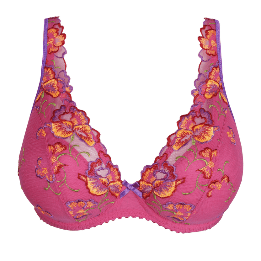 Prima Donna Devdaha Pink Padded Plunge Bra VEB