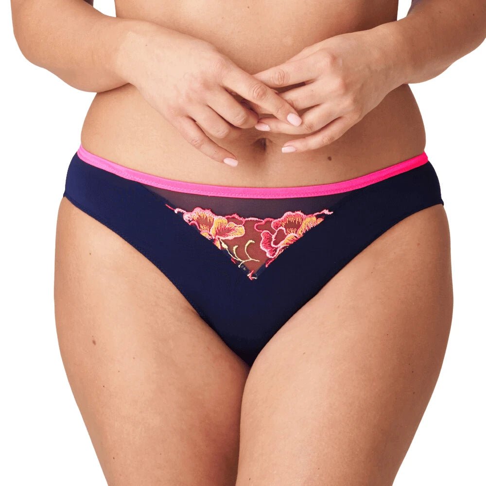 Prima Donna Devdaha Navy Blue Rio Brief Front