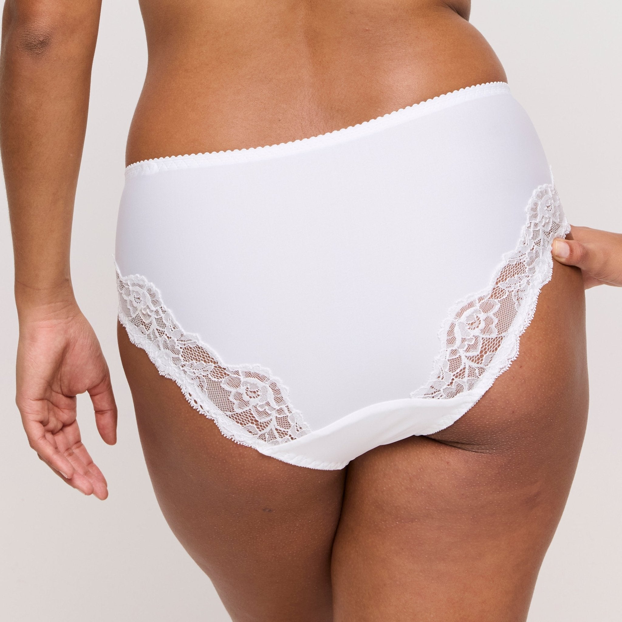 Prima Donna Madison White Full Briefs Back
