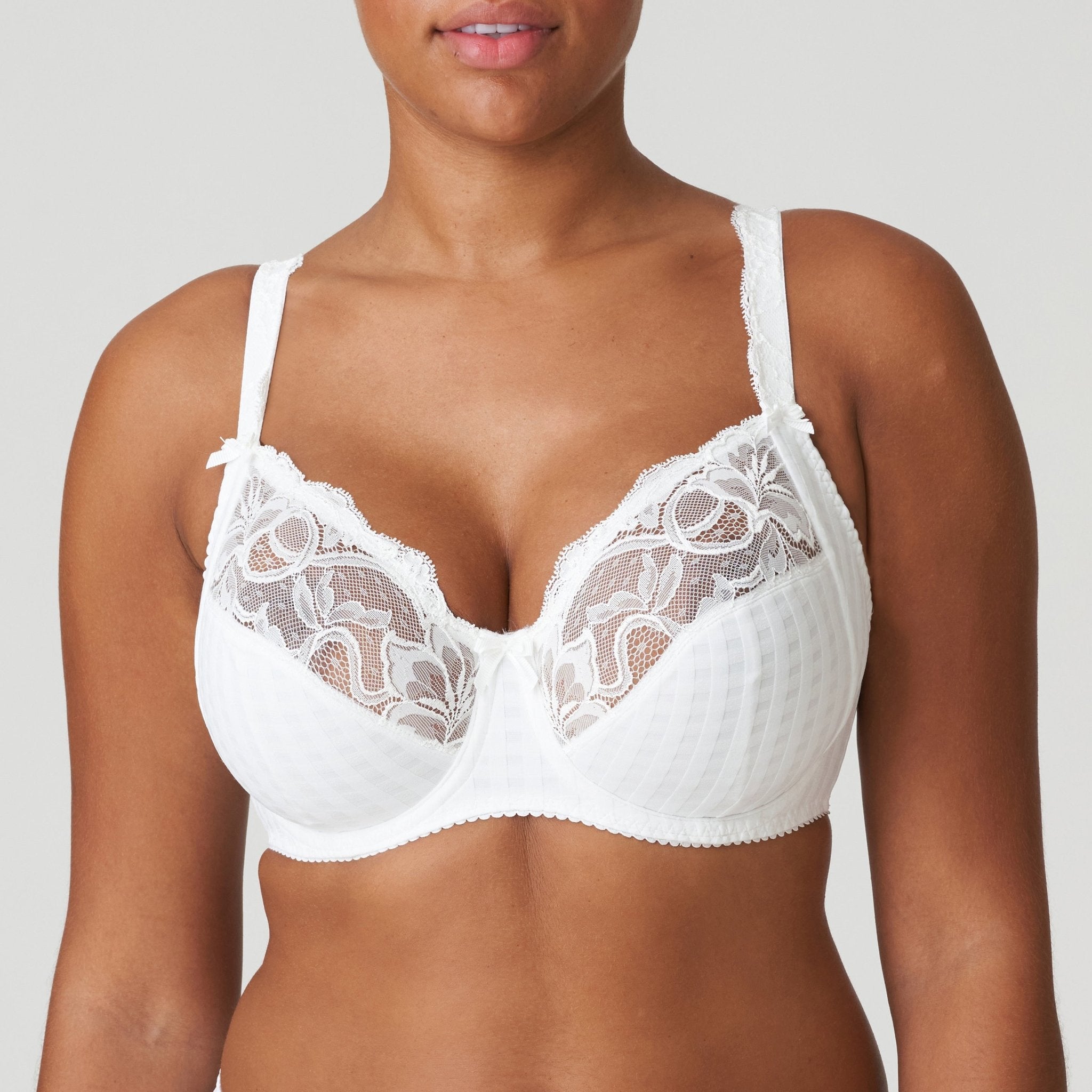 Prima Donna Madison White Full Cup Bra Front