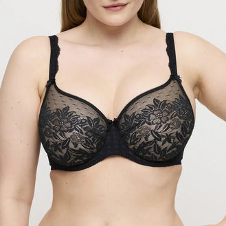 Prima Donna Madison Black Seamless Bra Front
