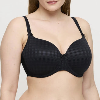 Prima Donna Madison Black T-Shirt Bra Front