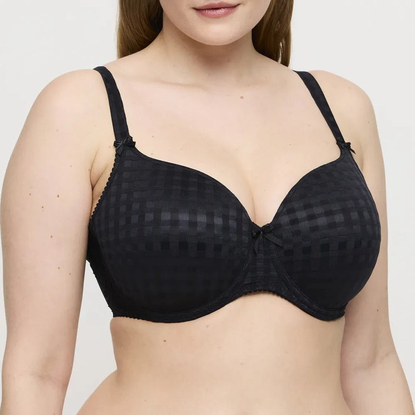 Prima Donna Madison Black T-Shirt Bra Front