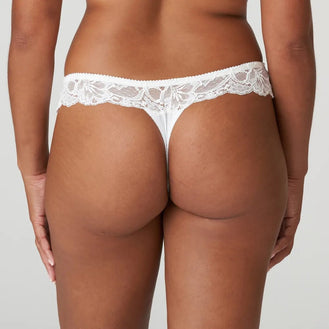 Prima Donna Madison White Thong Back