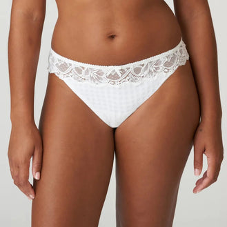 Prima Donna Madison White Thong Front