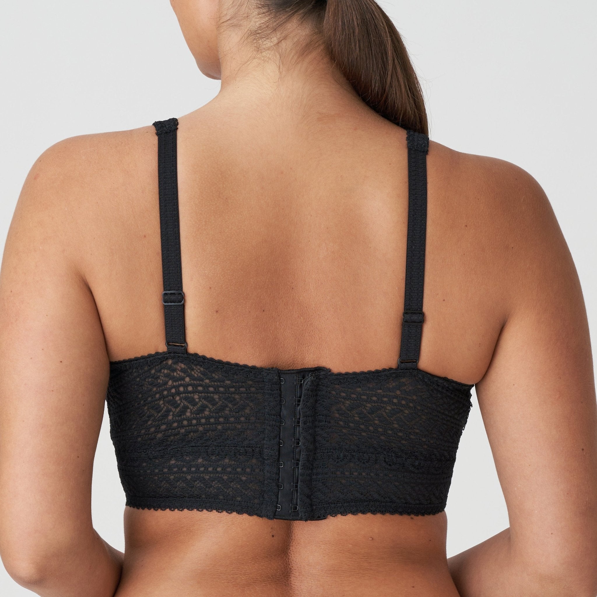 Prima Donna Montara Black Full Cup Bra Wireless Back
