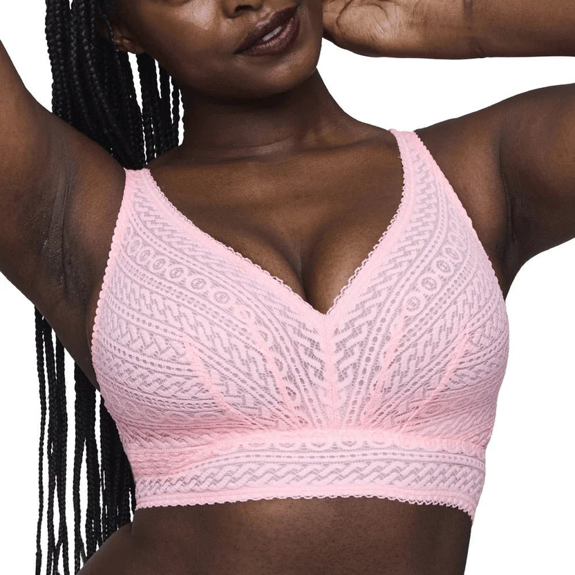 Prima Donna Montara Pink Parfait Full Cup Bra Wireless Front