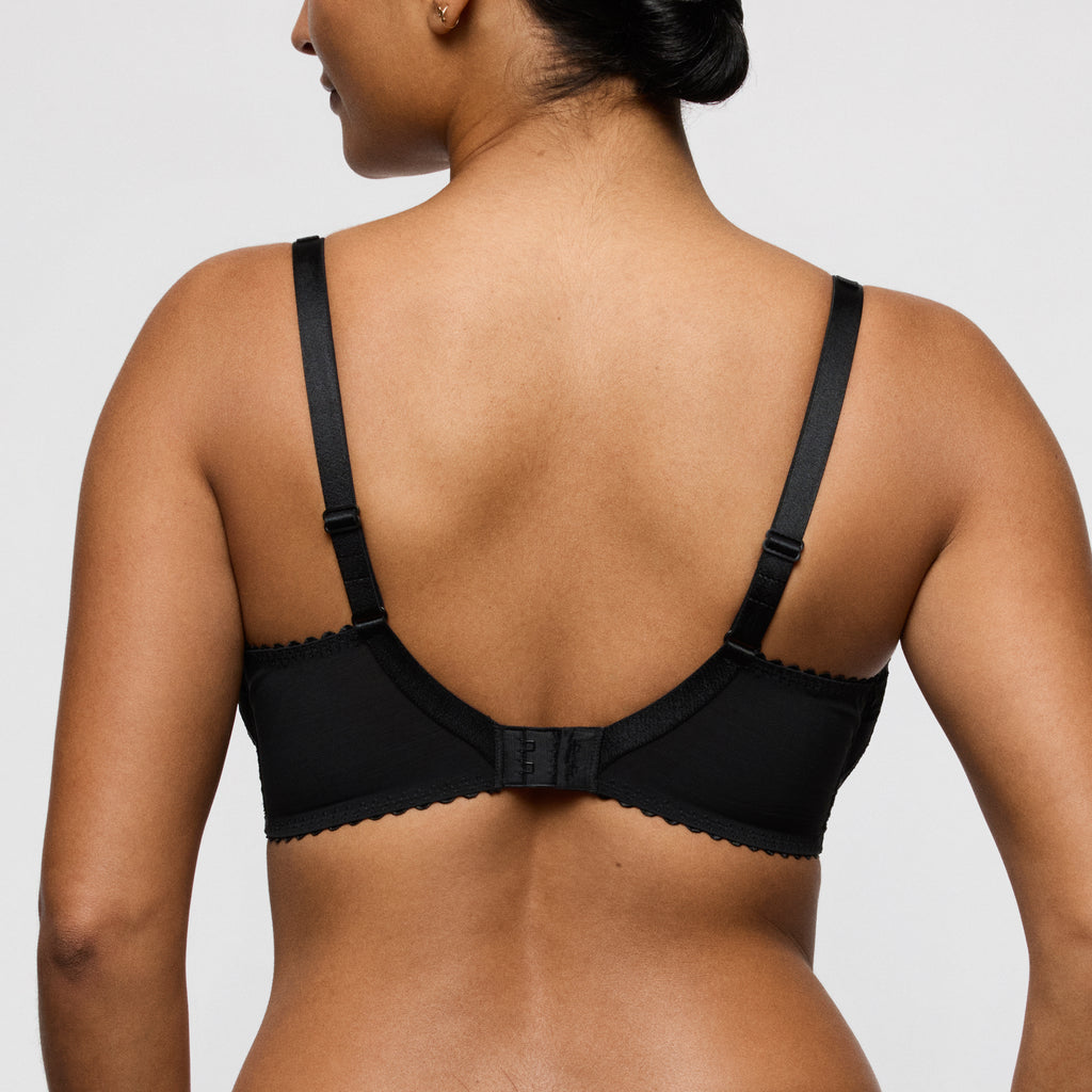 Prima Donna Naica Black Balcony Bra Back