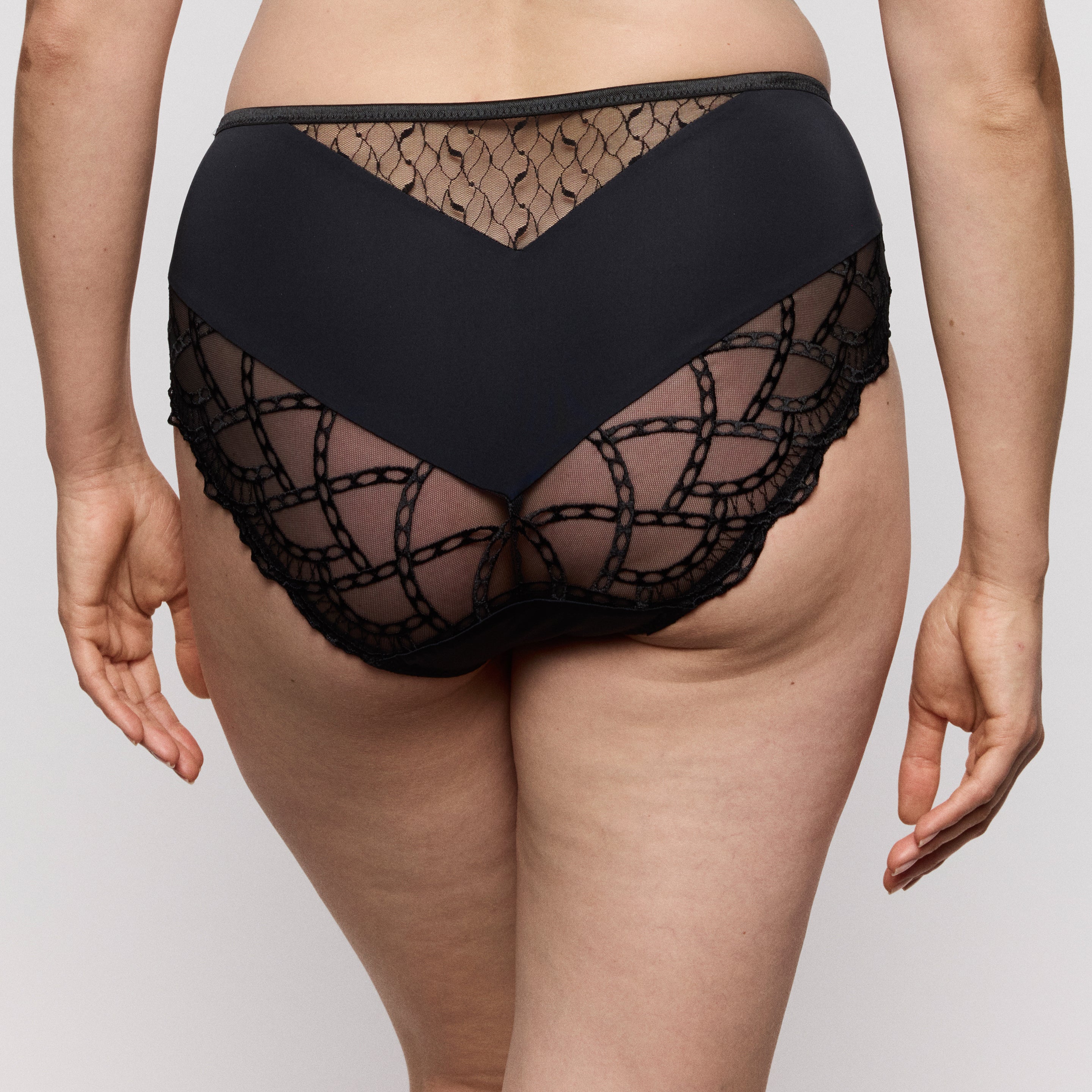 Prima Donna Naica Black Full Briefs Back