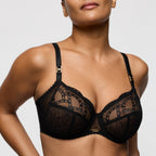 Prima Donna Naica Black Full Cup Bra Front