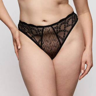Prima Donna Naica Black Thong Front