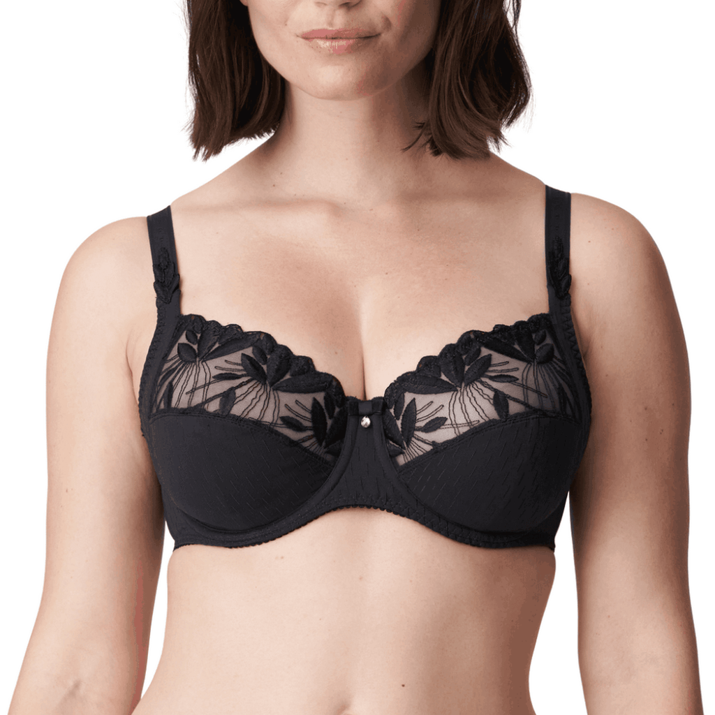 Prima Donna Orlando Black Full Cup Bra Front