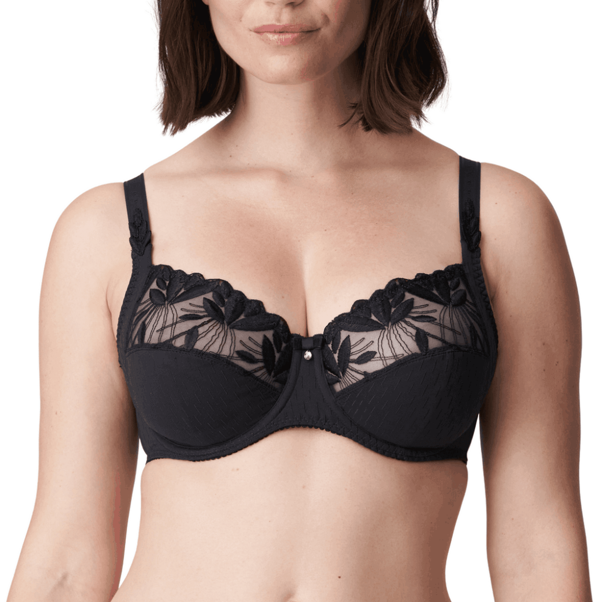 Prima Donna Orlando Black Full Cup Bra Front